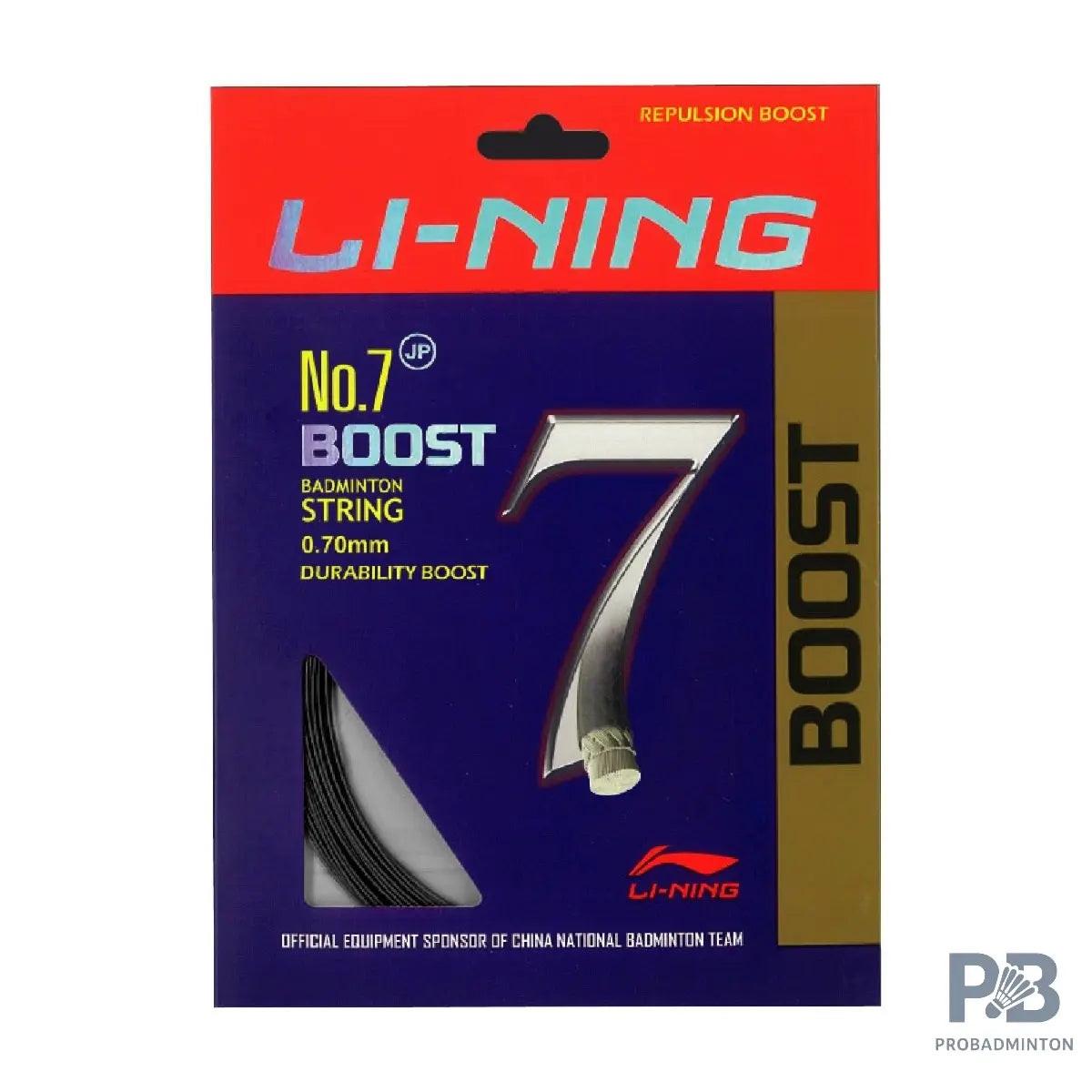 Li-Ning No.7 Boost String Set (10 m) - Black Storm.