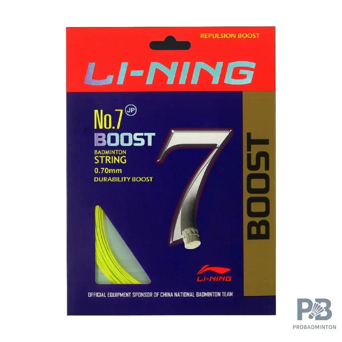 Li-Ning No.7 Boost String Set (10 m) - Bold Yellow.