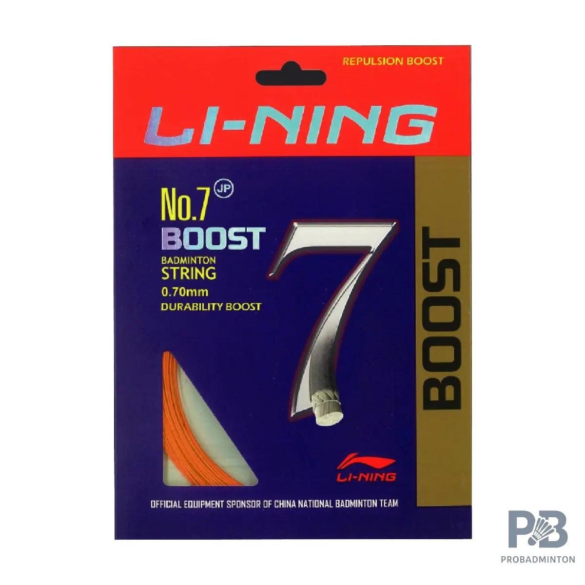 Li-Ning No.7 Boost String Set (10 m) - Outrageous Orange.