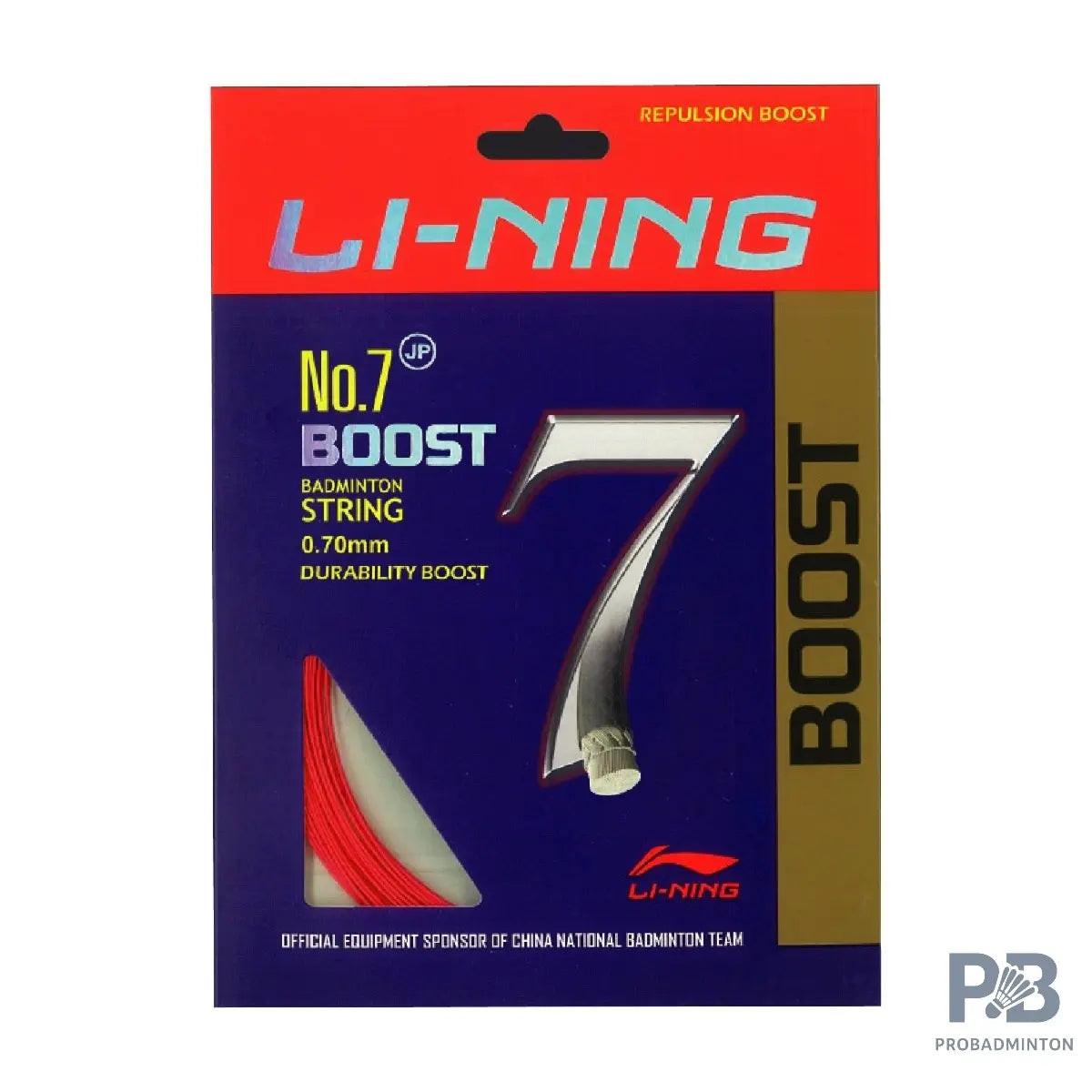 Li-Ning No.7 Boost String Set (10 m) - Ravishing Red.