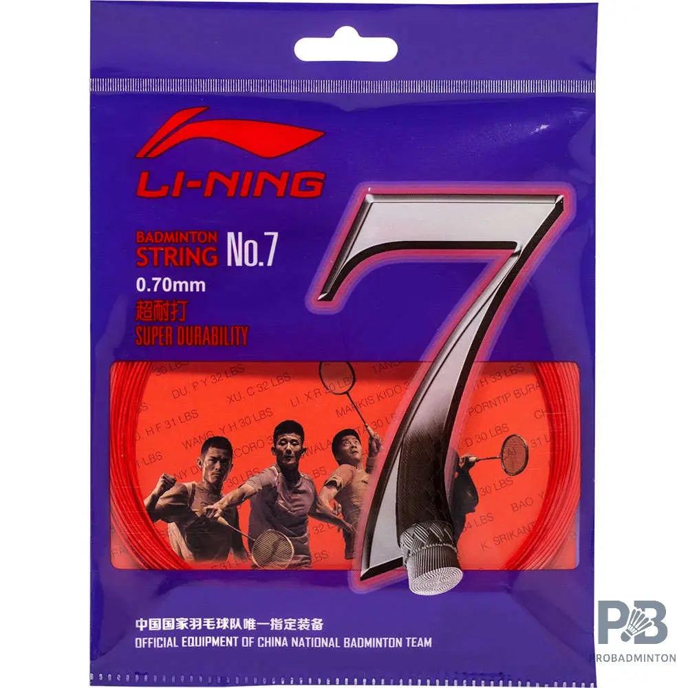 Li-Ning No.7 String Set (10 m) - Red.