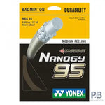Yonex Nanogy 95 Power – Speed, Control, and Durability t (10 m) - Red/ Silver Gray/ Graphite/ Cosmic Gold/ Flash Yellow/ Rouge Pink/ Blue Green.