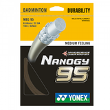 Yonex Nanogy 95 Power – Speed, Control, and Durability t (10 m) - Red/ Silver Gray/ Graphite/ Cosmic Gold/ Flash Yellow/ Rouge Pink/ Blue Green