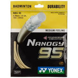 Yonex Nanogy 95 Power – Speed, Control, and Durability t (10 m) - Red/ Silver Gray/ Graphite/ Cosmic Gold/ Flash Yellow/ Rouge Pink/ Blue Green